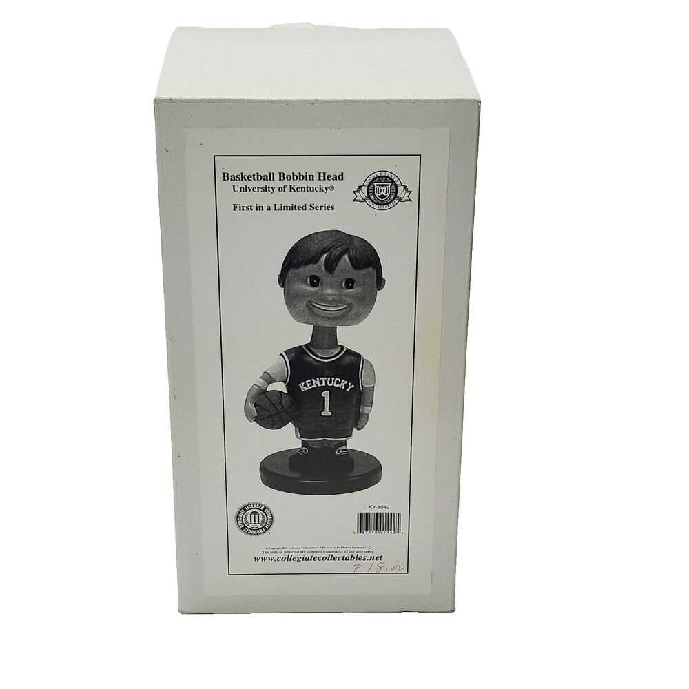 UK University of Kentucky Basketball Bobble Head bobbin bobblehead 2001 box